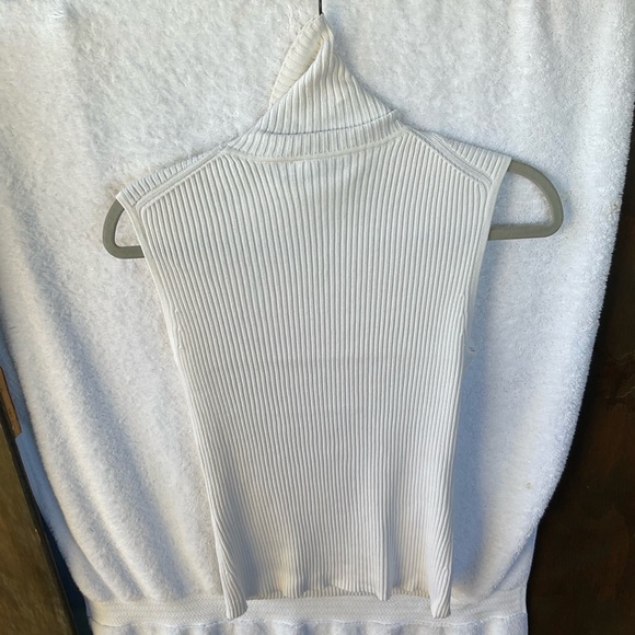 Chico’s Apparel Sleeveless Rib Pullover Optic White; NWT; M/8 - Picture 6 of 12